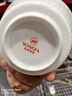 松發(fā)瓷器福盈百川骨瓷餐具2025碗碟套裝家用輕奢高級感餐具喬遷碗盤筷組合 面碗[1個裝]6.8英寸浮紋白瓷 曬單實拍圖