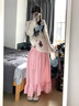 SNYDER WEAR2025秋季新款毛衣罩衫女慵懶寬松長(zhǎng)袖女裝鏤空針織衫罩衫長(zhǎng)袖上衣 白色 S 建議75-90斤 曬單實(shí)拍圖