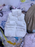 森馬（Semir）棉馬甲女冬季防潑水純色oversize立領(lǐng)面包服疊穿時(shí)尚百搭外套 奶白10501 S 曬單實(shí)拍圖