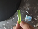 晨光(M&G)文具2色透明鉛筆筆帽筆套筆蓋筆尖套鉛筆延長器保護套學(xué)習(xí)用品 藍綠6個裝ABT98472 曬單實拍圖