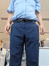 九牧王2025夏季新款 商務(wù)正裝男士垂感西褲男 冰涼省心抗皺通勤工裝長(zhǎng)褲 藏青合體版 【冰涼熱銷款】 36 碼=腰圍2.76尺92厘米 曬單實(shí)拍圖