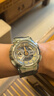 卡西歐（CASIO）女表gshock限量版獨(dú)角獸時(shí)尚雙顯情侶表學(xué)生運(yùn)動(dòng)防水石英手表 透明冰晶綠 GMA-S110GS-3A 曬單實(shí)拍圖