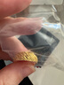 中鑫珠寶愛之守護克拉黃金戒指足金鑲嵌鋯石求婚指環(huán)顯大金戒指女 金重3.42克（13號） 曬單實拍圖
