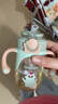 安兒欣兒童水杯學(xué)飲杯吸管杯幼兒園水杯水壺寶寶喝水杯子防嗆ppsu 萌雅開(kāi)心小豬 240ml （手柄款） 曬單實(shí)拍圖