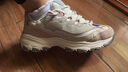斯凱奇（Skechers）七夕禮物奶茶熊女鞋夏季老爹鞋軟底透氣熊貓鞋休閑運動鞋149238 曬單實拍圖