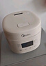 美的（Midea）迷你電飯煲1-2-3人小型電飯鍋家用預(yù)約多功能微壓柴火飯煲湯可煮小米粥不粘內(nèi)膽飯煲2L升 國(guó)家補(bǔ)貼 【奶油白】配置蒸屜 1.8L 曬單實(shí)拍圖