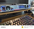 漫步者花再Halo PixelBar深淵字幕歌詞音響電腦桌面音箱 自定義屏幕長(zhǎng)條有線音箱藍(lán)牙6.0RGB燈效 破曉白 曬單實(shí)拍圖