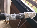 pasotti意大利手工定制單層黑色傘面金色復古雕刻手柄直柄晴雨傘 法羊皮飾握桿 金色雕刻手柄長(cháng)傘 曬單實(shí)拍圖