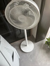 美的（Midea）電風(fēng)扇 家用七葉立式落地扇宿舍臥室輕音節(jié)能搖頭桌面小風(fēng)扇大風(fēng)力空氣循環(huán)風(fēng)扇 SAF30AC  曬單實拍圖