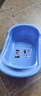G.duck小黃鴨洗澡盆大盆寶寶家用兒童洗澡桶加厚全新料無(wú)味塑料坐躺兩用 天藍色 曬單實(shí)拍圖