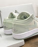 Jordan七夕禮物 休閑鞋 防滑 男女AJ1  JORDAN 1 運(yùn)動鞋HF4078-100綠38 曬單實(shí)拍圖