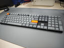 keychron渴創(chuàng) K5Max 機(jī)械鍵盤 無線三模鍵盤 QMK/VIA開源改建 客制化鍵盤 矮軸辦公鍵盤 兼容Mac/Win系統(tǒng) K5Max- 可插拔RGB版茶軸 曬單實(shí)拍圖