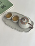 如瓷動人敦煌文創(chuàng)汝窯功夫茶具套裝茶壺喝茶杯帶茶盤禮盒裝送長輩伴手禮品 寶相花-敦煌茶壺海棠盤禮盒 4件 新年喬遷禮物送老師退休紀(jì)念品 曬單實(shí)拍圖