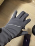 目丸騎行手套女冬季露指加絨保暖翻蓋觸屏運動(dòng)戶(hù)外防風(fēng)寒防潑水騎車(chē) 深灰色【右圖款】 曬單實(shí)拍圖