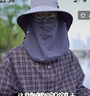 啄木鳥（TUCANO）防曬帽男夏季漁夫帽男防紫外線戶外出游釣魚遮陽帽太陽帽子男面罩 曬單實拍圖