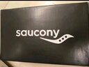 Saucony索康尼浪潮2跑鞋男夏季透氣跑步鞋減震進(jìn)階訓(xùn)練運動鞋子TIDE2 白桔黑8 42.5 曬單實拍圖