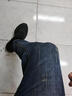 春夏新款刮爛修身彈力灰色九分牛仔褲男休閑小腳顯瘦百搭夏裝長(cháng)褲 藍色 28 曬單實(shí)拍圖