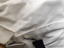 雅戈?duì)枺╕OUNGOR）短袖襯衫男白色提花DP免燙襯衫純棉面料抗皺易打理新品 VSDP170018BJY本白 42 曬單實(shí)拍圖
