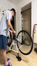 JAVA佳沃公路自行車鋁合金碟剎7/14速輕量彎把沃系列沃小白沃小黑 沃小白 【M碼】建議身高：171-177 藍圖R2-單盤-7速 曬單實拍圖