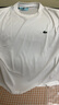 鱷魚(yú)（LACOSTE）新款春秋春秋運(yùn)動(dòng)潮流休閑輕奢男短袖t恤 TH3401白色XXL 曬單實(shí)拍圖