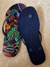 havaianas哈唯納 Tropical印花夾腳人字拖夏季海邊度假平底女士沙灘涼拖鞋 新色4368-海軍/海軍 39-40 巴西碼 曬單實(shí)拍圖
