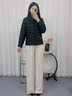 波司登（BOSIDENG）25年新款輕薄羽絨服女短款90絨三防面料【送人首選】輕薄內膽外套 黑色8056-極簡(jiǎn)風(fēng) M 165/88A 體重約110-120斤 曬單實(shí)拍圖