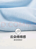 三槍兒童背心純棉3A抑菌男童女童中小童圓領(lǐng)背心 天藍 130 曬單實拍圖