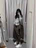 CharisKitty輕奢包包女包2025新款斜挎包通勤枕頭包單肩包生日七夕情人節禮物 咖色Coffee color【送女友走心】 曬單實(shí)拍圖