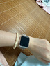 Apple/蘋果 Watch Series 10智能手表蜂窩款42毫米玫瑰金色鋁金屬表殼淡桃粉色運動型表帶S/M MWXQ3CH/B 曬單實拍圖
