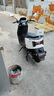 五星鉆豹電動(dòng)車60V20AH電動(dòng)摩托車外賣電瓶車1200W大功率新款牛系電摩 N3 凝雪白/鋼琴黑/合金白 曬單實(shí)拍圖