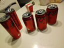 可口可樂(lè)可口可樂(lè)（Coca-Cola）零度可樂(lè) 碳酸汽水摩登罐飲料330ml*6罐 曬單實(shí)拍圖