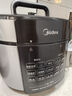 美的（Midea）0涂層電壓力鍋家用5L雙膽健康無(wú)水焗米飯鍋加深不銹鋼膽電鍋少鹽提鮮煲湯燉肉煮飯高壓鍋E5915G 曬單實(shí)拍圖