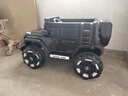 貝舒爾兒童電動(dòng)車可坐大人四輪寶寶小孩玩具車1-6歲遙控汽車可坐人駕駛 高配黑【雙驅(qū)12V+藍(lán)牙遙控+搖擺 曬單實(shí)拍圖