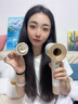 DIKTT【德國】吹風(fēng)機家用靜音負離子大功率不傷發(fā)護發(fā)造型酒店發(fā)廊女友老婆無葉電吹風(fēng)筒吹頭發(fā)速干便攜 玫紅色 單風(fēng)嘴 30億負離子 520情人節(jié)禮物 9000強風(fēng)專業(yè)版 曬單實拍圖