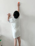 貓人（MiiOW）兒童睡裙割包皮術(shù)后專用衣服男童莫代爾夏款男孩睡衣手術(shù)裙子睡袍 白色 140  【建議身高130-140】 曬單實(shí)拍圖