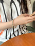 老鳳祥繁花銀手鐲足銀999推拉銀鐲子生日禮物送女友老婆七夕情人節禮物 足銀手鐲約20g+品牌禮盒 曬單實(shí)拍圖