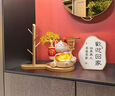 凱斯黛爾招財貓進(jìn)門(mén)入戶(hù)玄關(guān)鑰匙收納擺件鞋柜客廳家居裝飾品喬遷新居禮品 大肚招財貓A款收納組合 曬單實(shí)拍圖