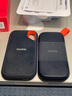 閃迪（SanDisk） Type-C接口小巧便攜高速SSD移動固態(tài)硬盤E30存儲USB3.2Gen2 E30-黑色標準版 1TB(讀數(shù)高達800MB/S)送數(shù)據(jù)線收納包 曬單實拍圖