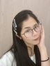 清晨的星星韓系淺色系星星劉海側邊夾女新款前額碎發(fā)夾水滴bb夾可愛(ài)頭飾發(fā)飾 橢圓夾3個(gè)裝 曬單實(shí)拍圖