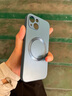 奶小鴨 【AG磨砂】適用蘋果13手機(jī)殼 iphone13保護(hù)套magsafe磁吸充電超薄磨砂全包防摔男女款 寶石藍(lán) 曬單實(shí)拍圖