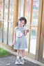 可英 GOWINBABY女童連衣裙韓式俏皮可愛2025夏季女孩多巴胺背心裙女寶卡通公主裙 灰色 100 （適合身高90cm-100cm） 曬單實(shí)拍圖