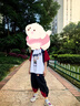 G.DUCKKIDS哪吒兒童服裝男童夏裝短袖套裝2025新款洋氣痞帥中小童薄款兩件套 紅色 130 cm 【建議身高125cm左右】 曬單實拍圖