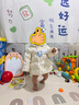 巴拉巴拉嬰兒羽絨服男女童冬季外套撞色造型男童兒童寶寶童裝 白紅色調(diào)00316-白鴨絨 100 （充絨量73g） 曬單實拍圖