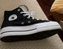 匡威（Converse）官方All Star Lift女高幫帆布經(jīng)典厚底鞋黑色560845C 560845C/黑色 38 曬單實拍圖