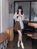 CAMILA KSENIA德訓(xùn)鞋女士2025新款夏季小白鞋平底防滑耐磨阿甘女鞋運動休閑鞋子 米白色 37 曬單實拍圖