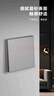 羅格朗（LEGRAND）開關(guān)插座電工電料逸景深砂銀灰色86型面板墻面暗裝電源插座 10A五孔二三插 插座 曬單實(shí)拍圖