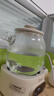美的（Midea）花漾0膠水全玻璃全自動養(yǎng)生壺 辦公室多功能煮茶壺 燒水壺恒溫電熱水壺煮茶器花茶壺1L YS10B101 曬單實(shí)拍圖