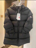 保姆鵝 兒童羽絨服男童女童連帽中長款加厚防風保暖童裝羽絨外套 炭黑 120 曬單實拍圖