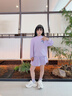 班尼路女童夏季套裝運(yùn)動(dòng)裙褲2025新款女孩涼感速干短袖洋氣短褲裙子夏裝 白BN花雨小兔X+紫BN蝴蝶結(jié)兔XS 130 【推薦體重45-56斤】 曬單實(shí)拍圖