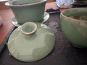 龍泉青瓷哥窯開片創(chuàng)意手工品茗杯小號功夫茶杯陶瓷會客主人杯茶碗茶盞單杯 哥窯梅子青-禮盒裝 曬單實拍圖